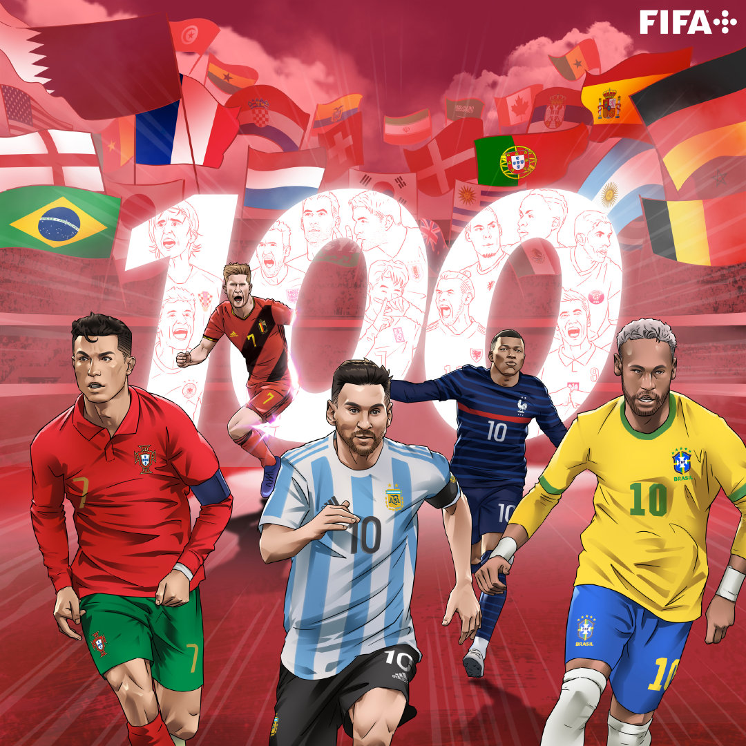 世界杯-FIFA官方100天海报