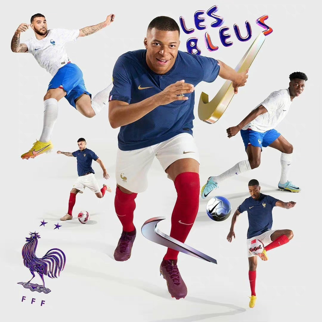 法国队2022卡塔尔世界杯主客场球衣
