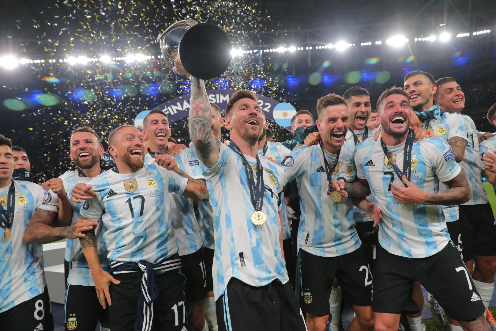 阿根廷队-庆祝