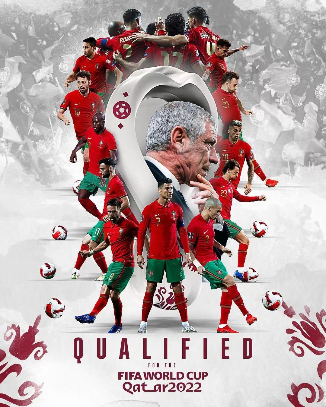 葡萄牙队世界杯海报